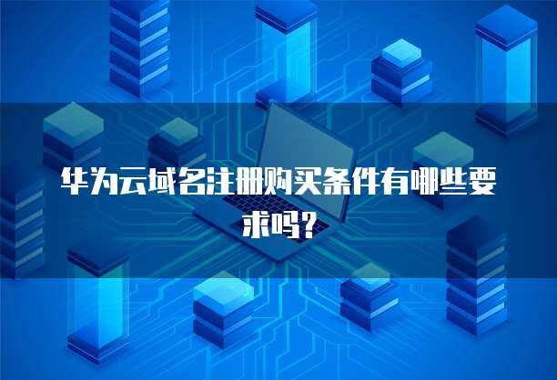 华为渠道商注册要求详解与互联网域名注册服务指南